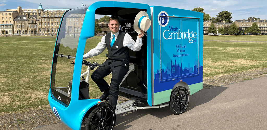 EAV with WTC (Welcome to Cambridge) message