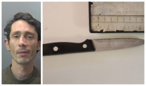 Knife offender jailed for confronting cyclist in Peterborough