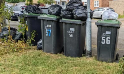 Bin crisis reflected in this photo taking earlier this year by East Cambs councillor Mark Inskip.