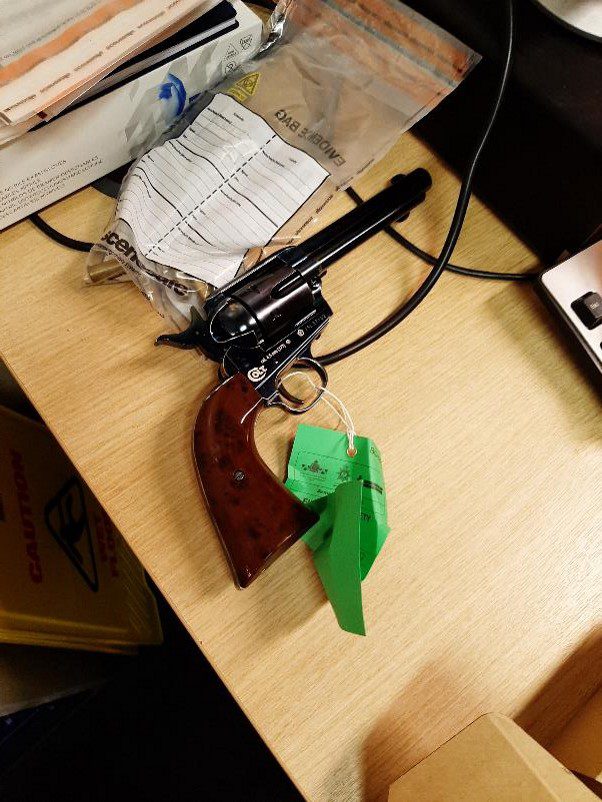 The 'gun' the Burkes pulled on their neighbour and police - News for Peterborough and Cambridgeshire News for Peterborough and Cambridgeshire -