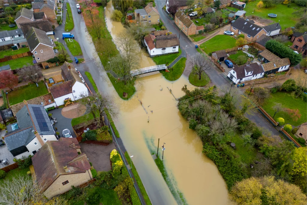 Flooding returns to Huntingdonshire