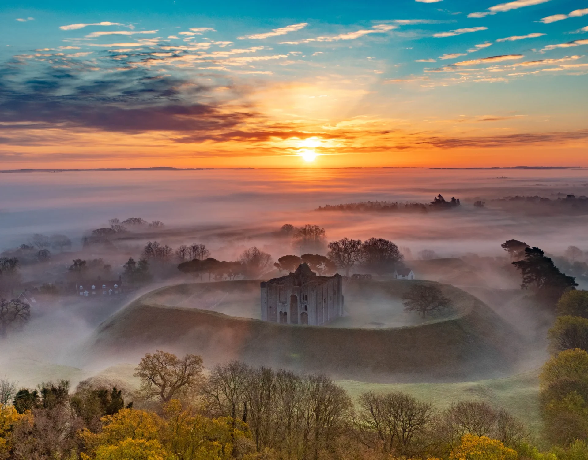 Castle Rising in the Mist - News for Peterborough and Cambridgeshire News for Peterborough and Cambridgeshire -