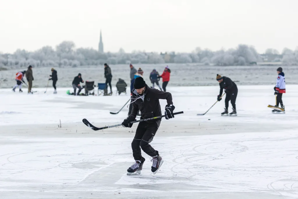 GALLERY: Ice skating returns to Nene Washes, Whittlesey