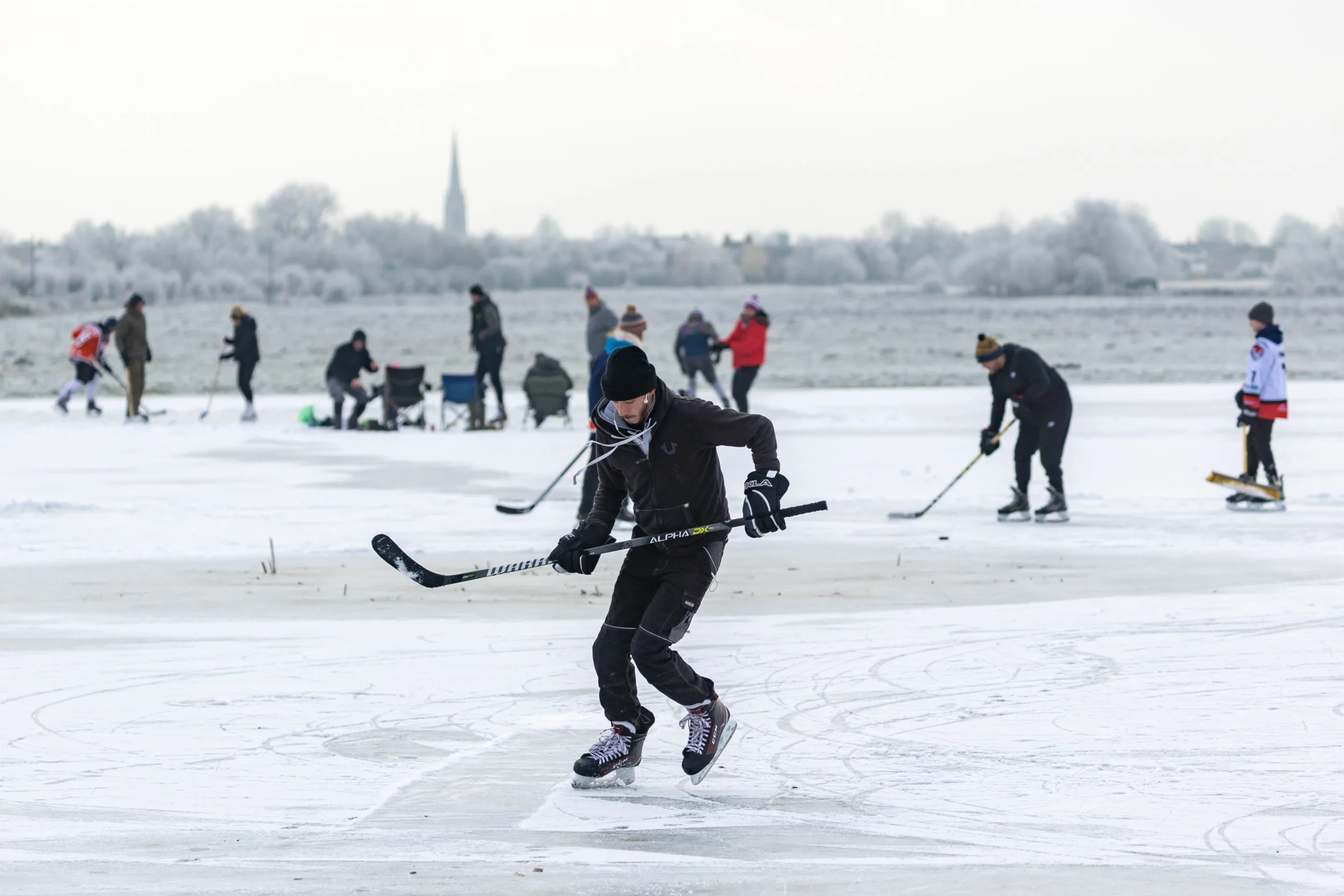 GALLERY Ice skating returns to Nene Washes, Whittlesey Peterborough