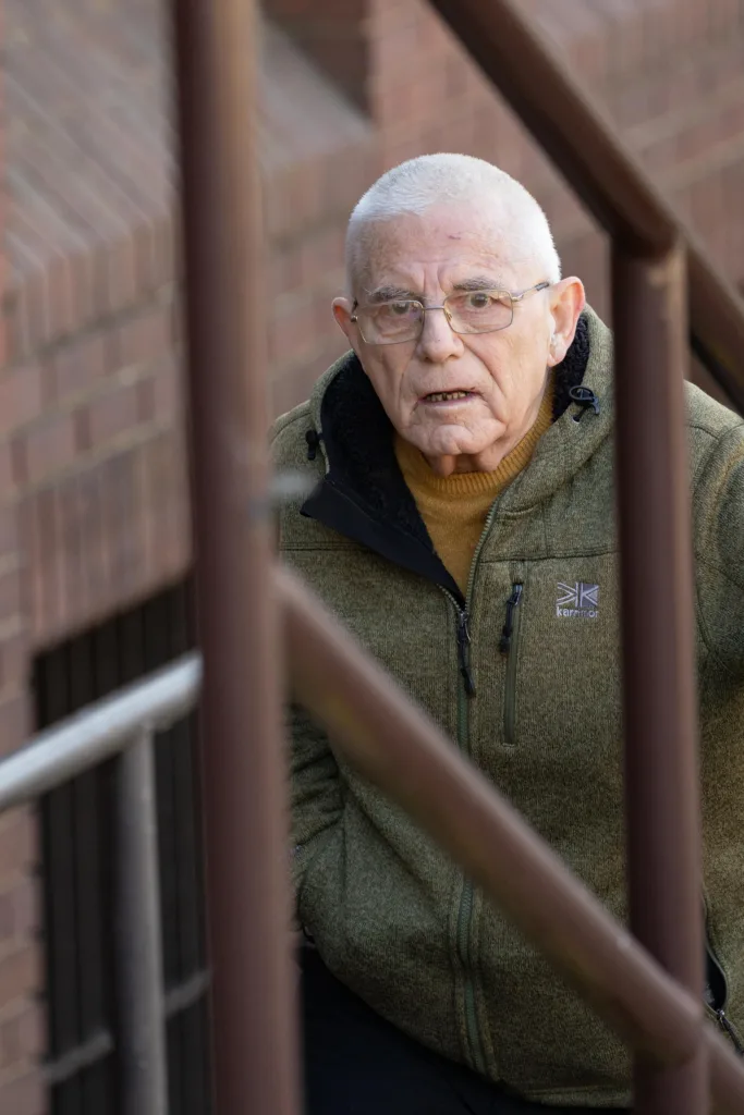 Fr Dennis Finbow, 74, a former Cambridgeshire priest, has been convicted of three historic sex offences against a child. He will be sentenced in March. Picture by Terry Harris