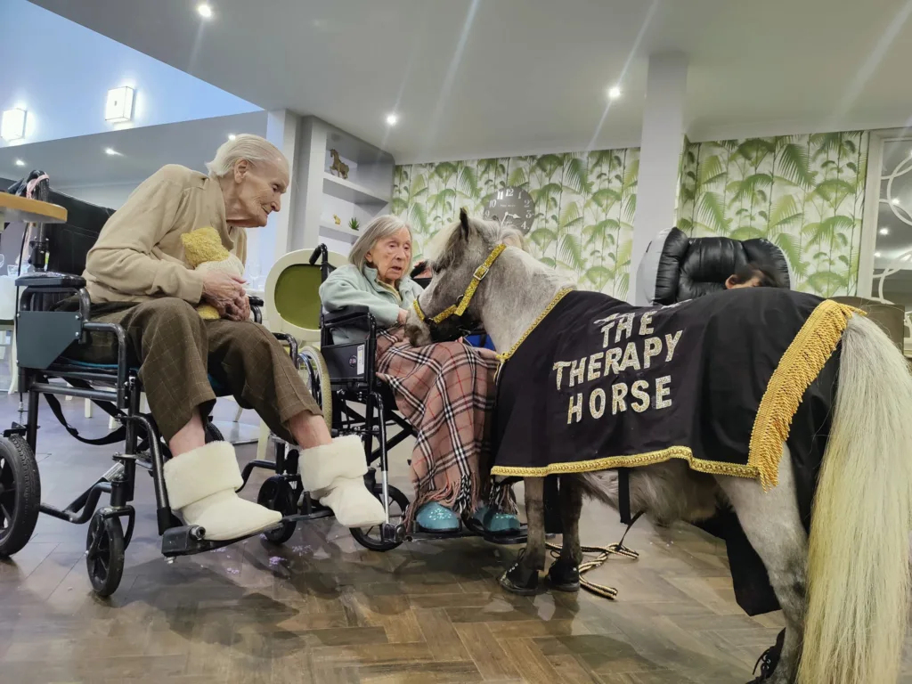 Animal magic proves a tonic for care home residents