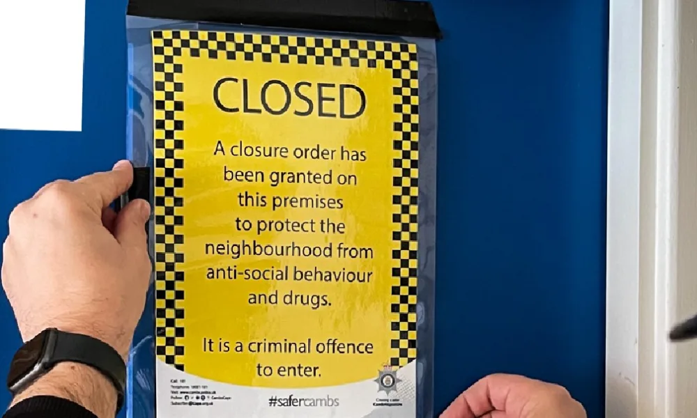 The closure order was issued to 3 Prince Street by police on Friday (27 January) after a successful application to Cambridge Magistrates’ Court for the order to be in place until 26 April 2023.