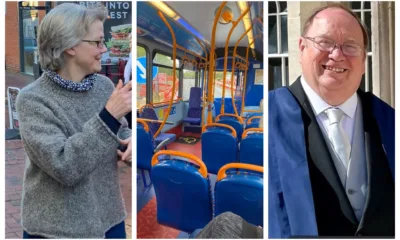 Cllr Anna Bailey and Cllr Chris Boden – who proposed an amendment that would have scuppered mayoralty precept. They produced a ‘hit list’ of 10 Stagecoach services that they felt were costing too much to subsidise.
