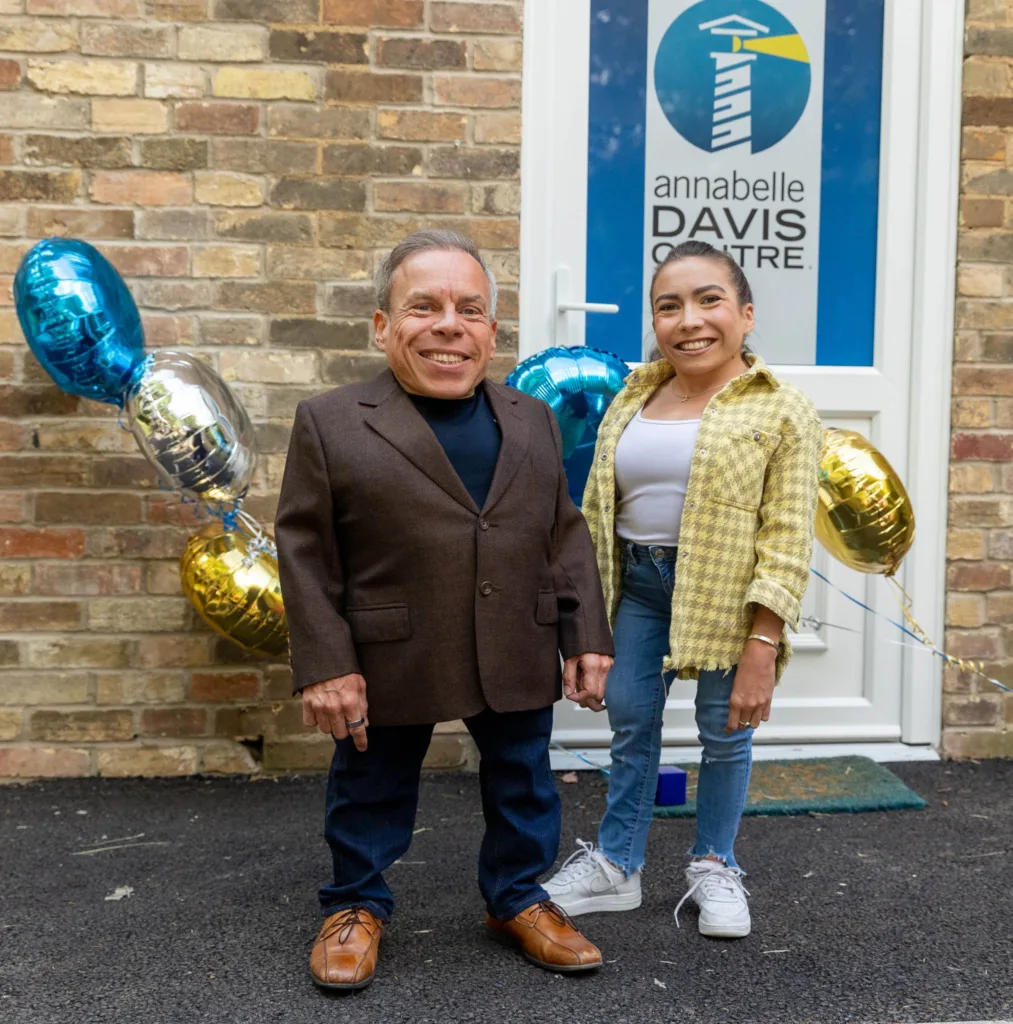 The film and tv star Warwick Davis is backing the campaign to save Great Gidding Church of England primary school near Sawtry from threatened closure.