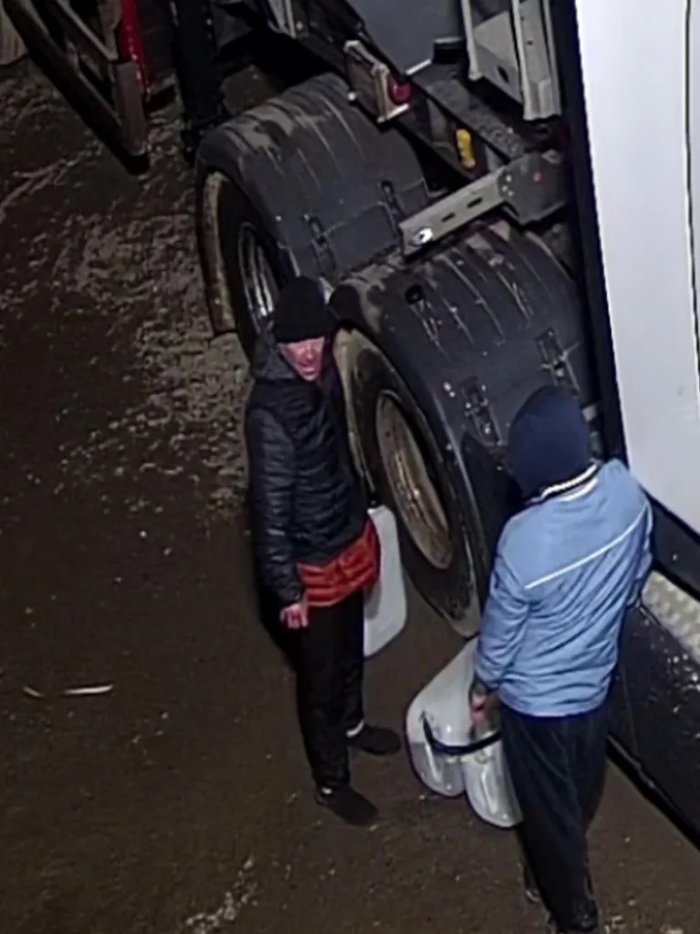 Reward offered to catch culprits seen on CCTV stealing £2,500 worth of fuel from premises in Whittlesey Road, March. PHOTO: Cambs Police
