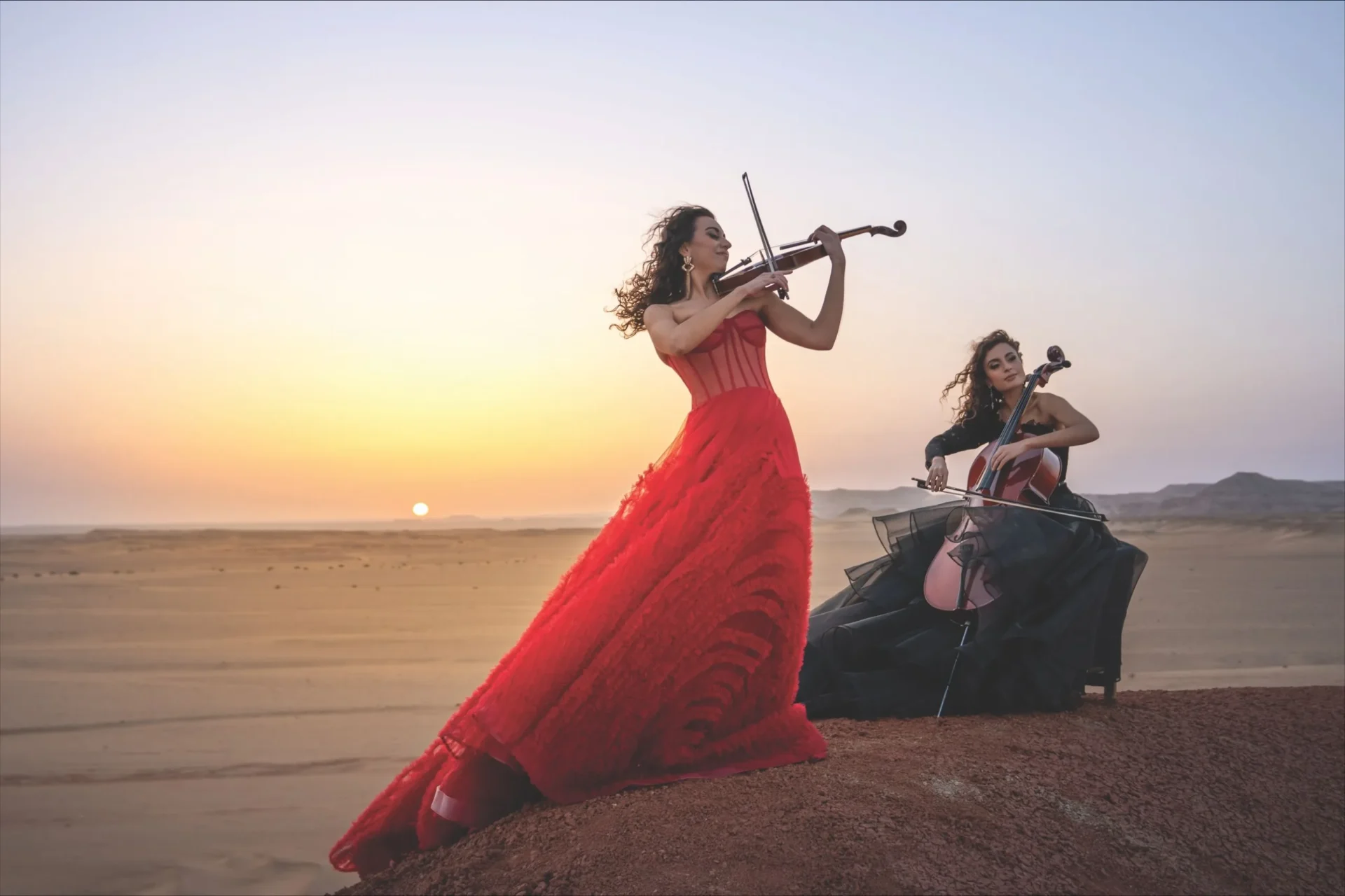 The Ayoub Sisters - News for Peterborough and Cambridgeshire News for Peterborough and Cambridgeshire - The Ayoub Sisters at Cambridge Folk Festival