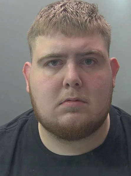 Tyler Lintott, 23, (above)  and Connor Hegarty, 25, were arrested in Fletton on 25 May last year: they have now been jailed for county lines drug offences.