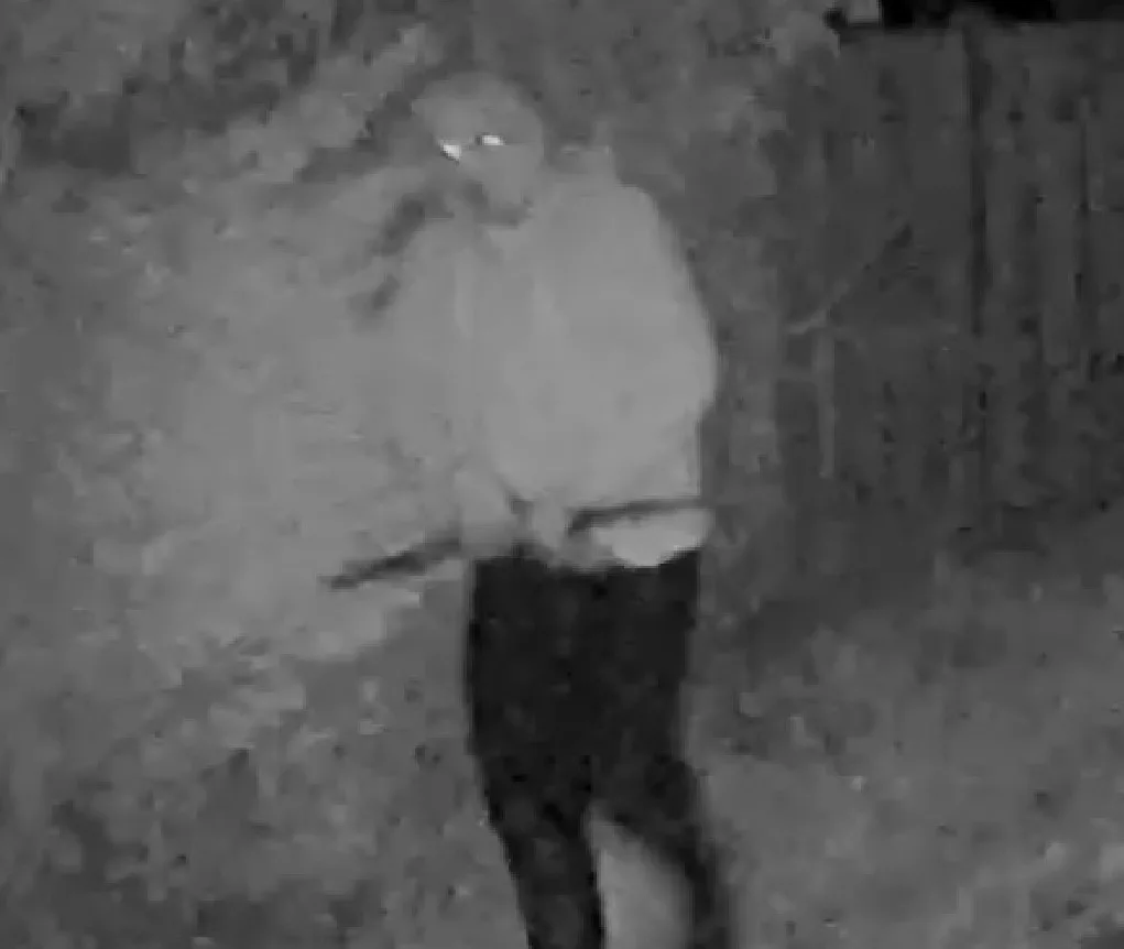 Police have released CCTV of a man they would like to speak to in connection with two burglaries in Whittlesford.