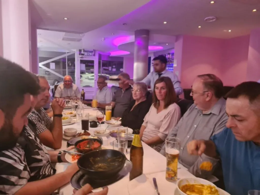 Alan Melton out for a ‘Conservative curry club’ event last August. All seemed well at the time with council leader Chris Boden as both tucked into their Kormas and Tikkas 