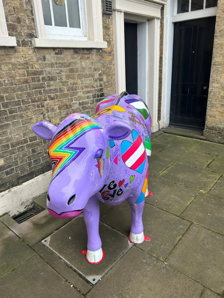 Moosha P. Cambridge (named in honour of the Stonewall activist Marsha P. Johnson) celebrates Cambridgeshire’s LGBTQ communities, diversity, and inspiration. 