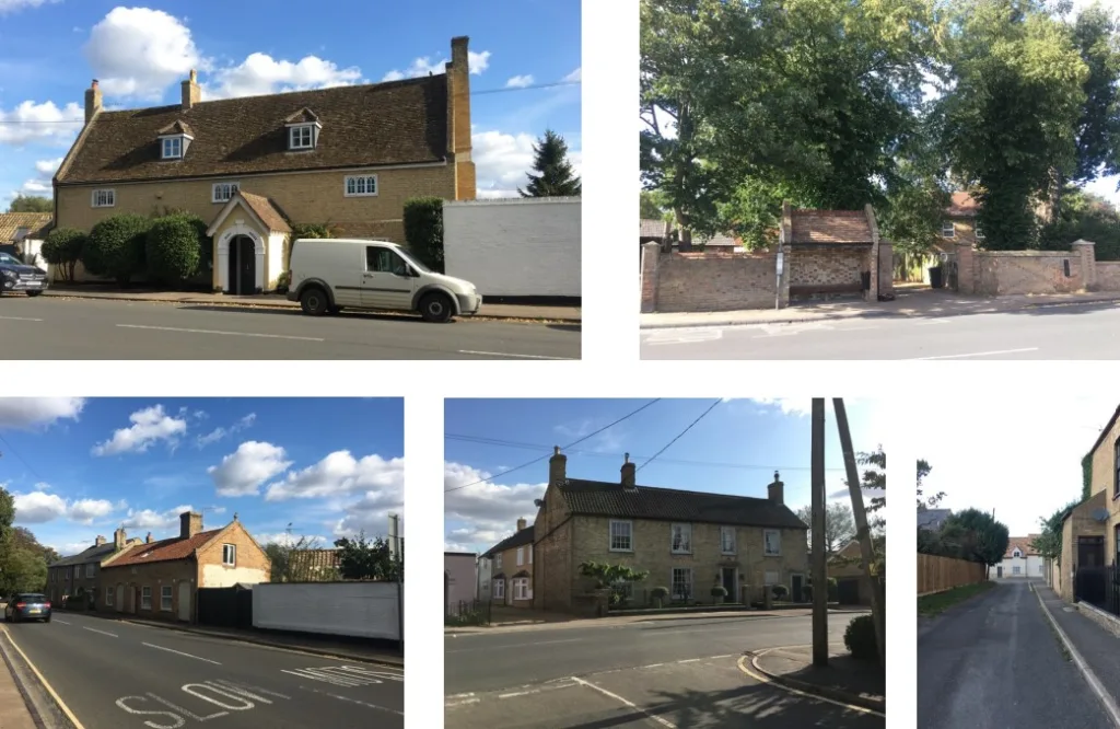 Photos provided by the CofE agents to show 'village context' at Little Downham