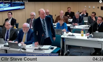 A motion was put by opposition leader Cllr Steve Count together with public questions and a petition at full council today calling for a local poll at the same time as council elections in May.