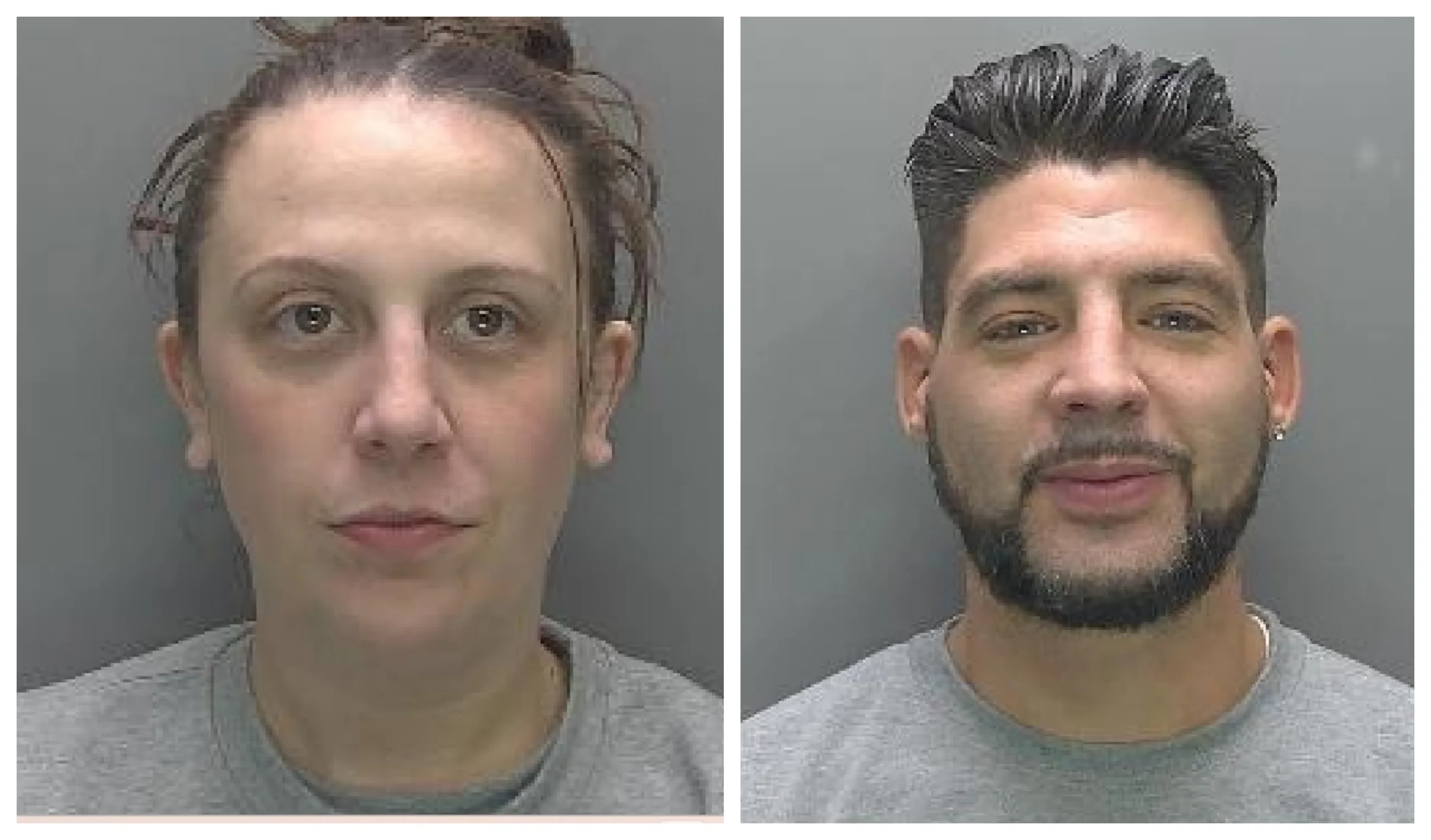 Gareth Farrington and Rachel McGill; both jailed for burglary Gareth Farrington and Rachel McGill; both jailed for burglary