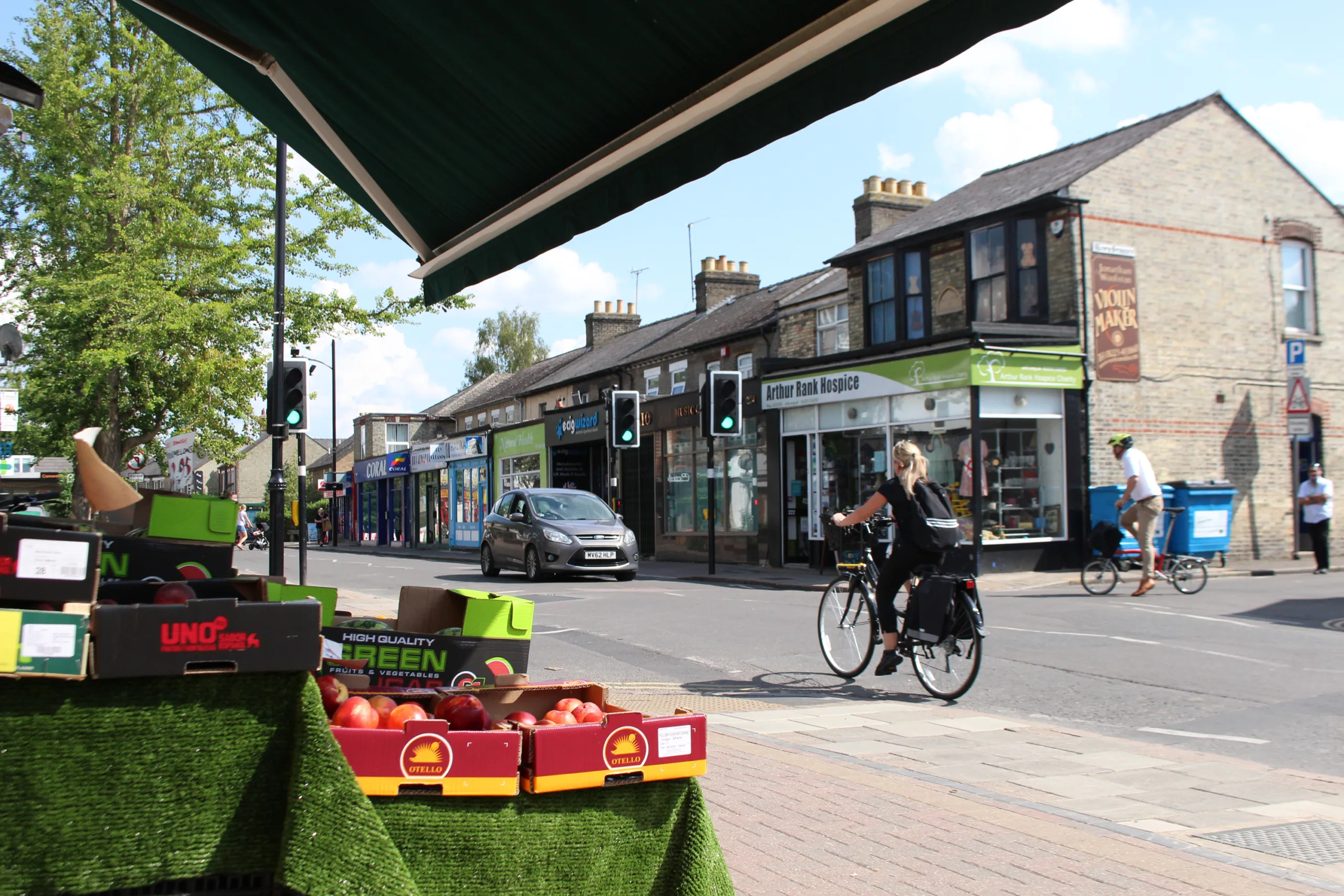 An image of Mill Road taken in July 2021, when an experimental TRO and bus gate on the bridge was in place. An image of Mill Road taken in July 2021, when an experimental TRO and bus gate on the bridge was in place.