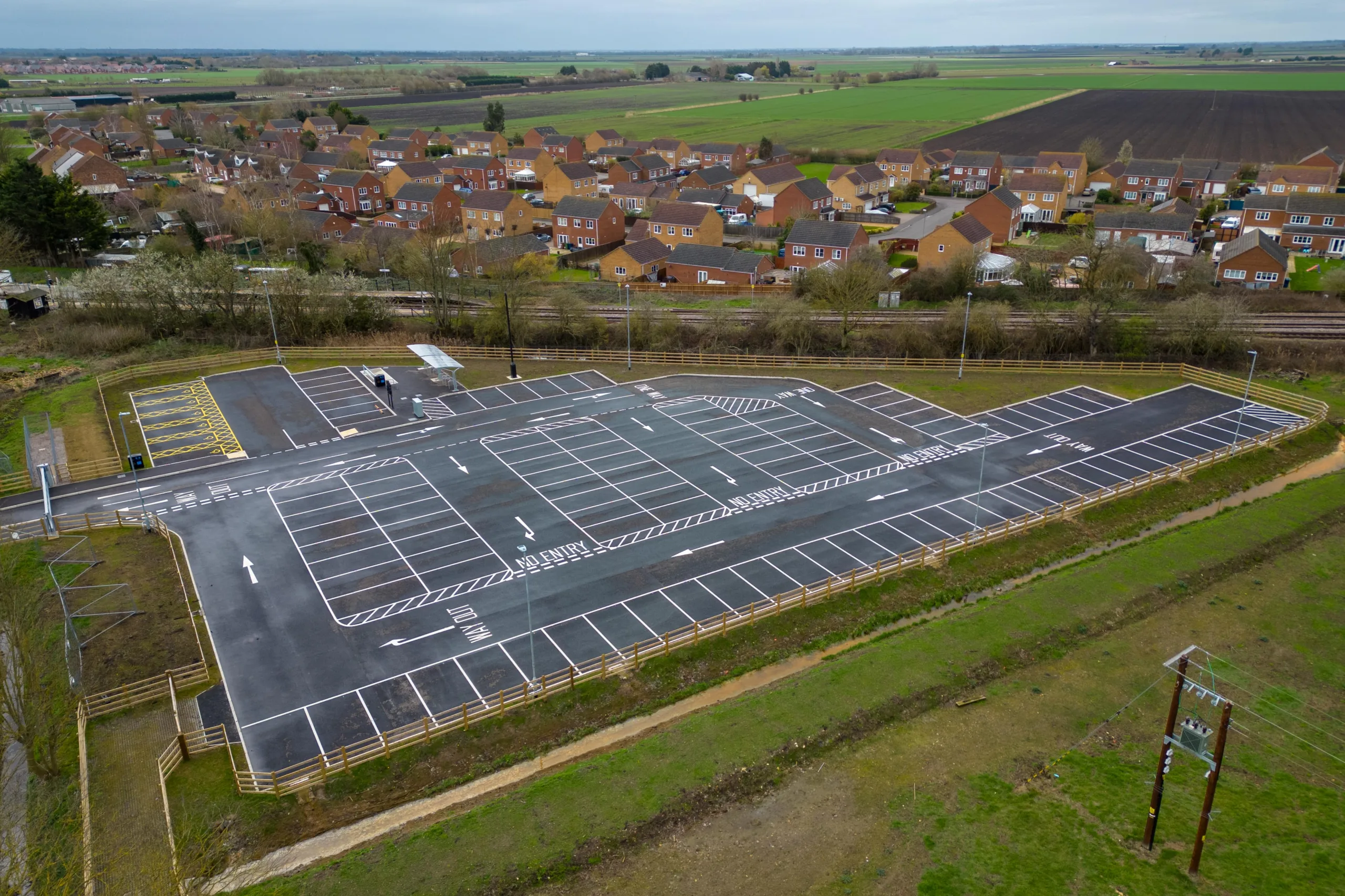 112 space car park not yet arriving at Manea station is a year late
Sunday 26 March 2023.
Picture by Terry Harris. 112 space car park not yet arriving at Manea station is a year late
