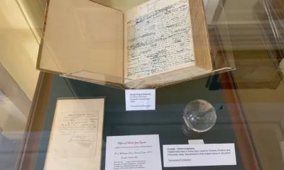 Wisbech & Fenland Museum is the custodian of Charles Dickens' original manuscript of Great Expectations (shown here). It was bequeathed to them in 1868 by the Rev Chauncy Hare Townshend.