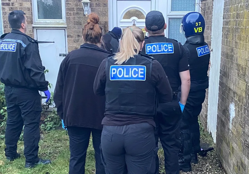 Eduart Mrishaj, 32, leapt out the bathroom window of his home in Essendyke, Bretton, on the morning of 26 January this year, as police forced their way into the house. Eduart Mrishaj, 32, leapt out the bathroom window of his home in Essendyke, Bretton, on the morning of 26 January this year, as police forced their way into the house.