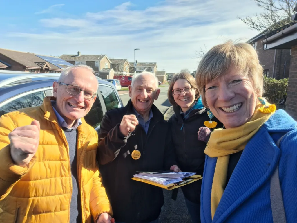 Once the votes were counted, however, and the Lib Dem candidate confirmed as the winner it was to Cllr Pippa Heylings, who is also Lib Dem Parliamentary candidate, to reflect on a “much-deserved by-election win”.