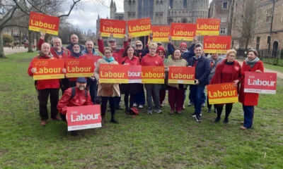 Daniel Zeichner, the MP for Cambridge, and Mayor Dr Nik Johnson, attended the launch today of the Labour manifesto for East Cambridgeshire District Council elections on May 4.