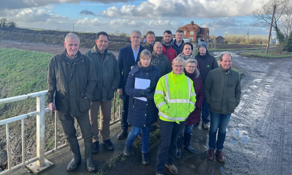 Last month MP Steve Barclay met with the NFU and farmers to understand their concerns about plans for a new reservoir between Chatteris and Wimblington.