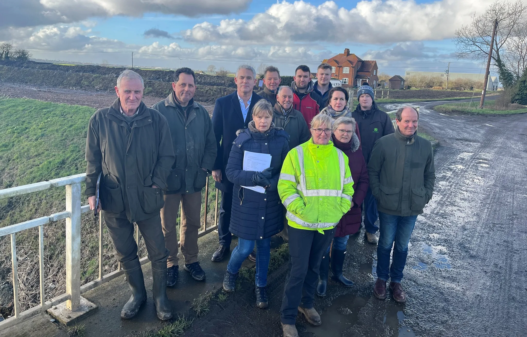 Last month MP Steve Barclay met with the NFU and farmers to understand their concerns about plans for a new reservoir between Chatteris and Wimblington. Last month MP Steve Barclay met with the NFU and farmers to understand their concerns about plans for a new reservoir between Chatteris and Wimblington.