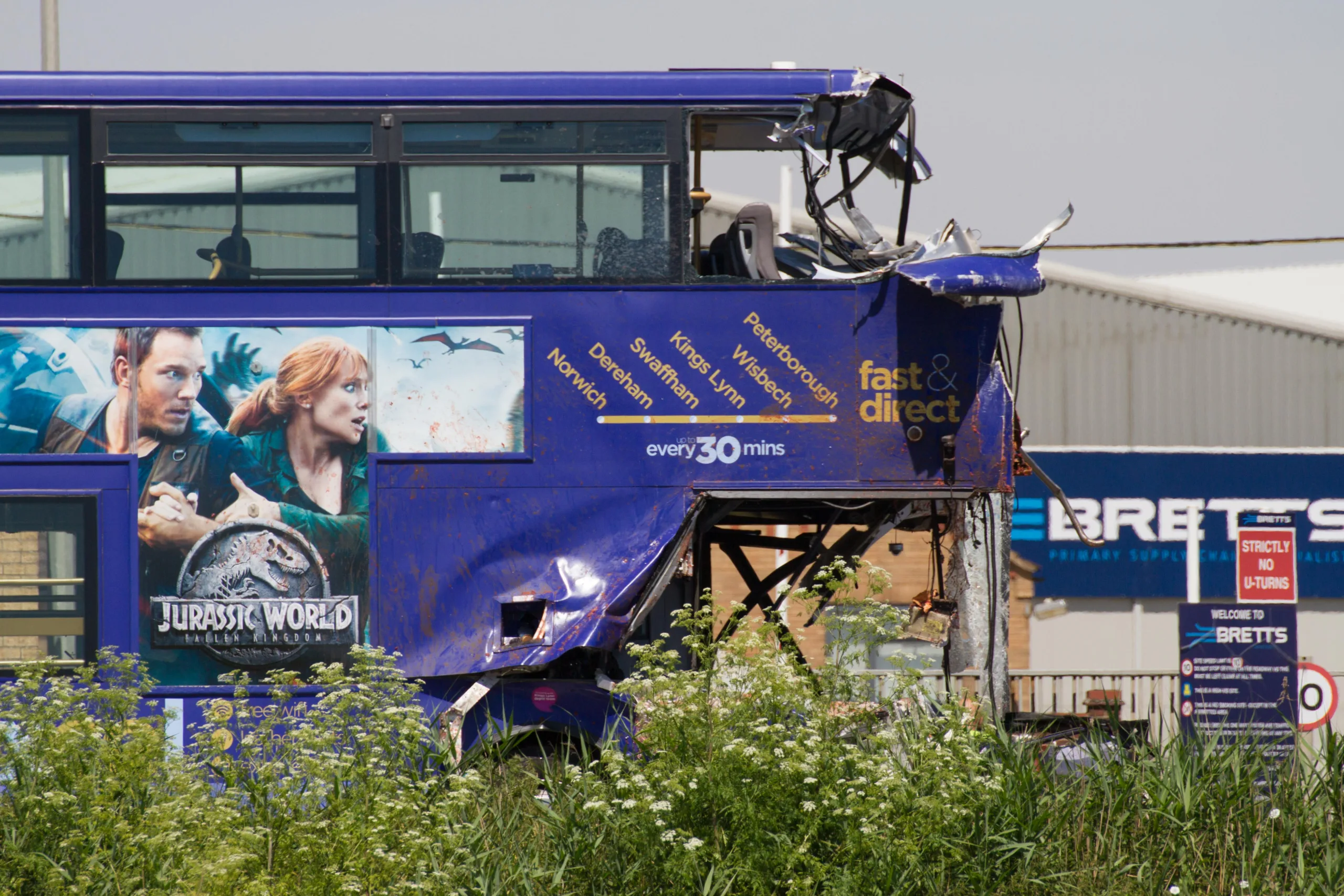 Inquest held after two men died when a double-decker bus and a lorry crashed on the A47 in Cambridgeshire..
Michael Elcombe, 45, of Cley Road, Swaffham, Norfolk, died when the bus he was driving crashed with the lorry at 07:30 BST on Tuesday 26th June 2018 in Guyhirn.
Passenger Brian Chapman, 76, of Cherry Road in Kettering, also died at the scene. Police said 17 other people on the bus were injured.
A47, Peterborough
Tuesday 26 June 2018.
Picture by Terry Harris.
