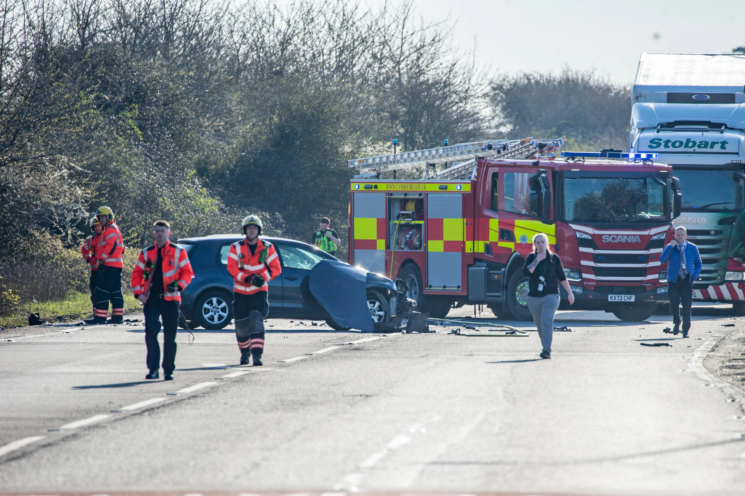 A47 RTC Nr Eye,
A47, Peterborough
Tuesday 04 April 2023.
Picture by Terry Harris.