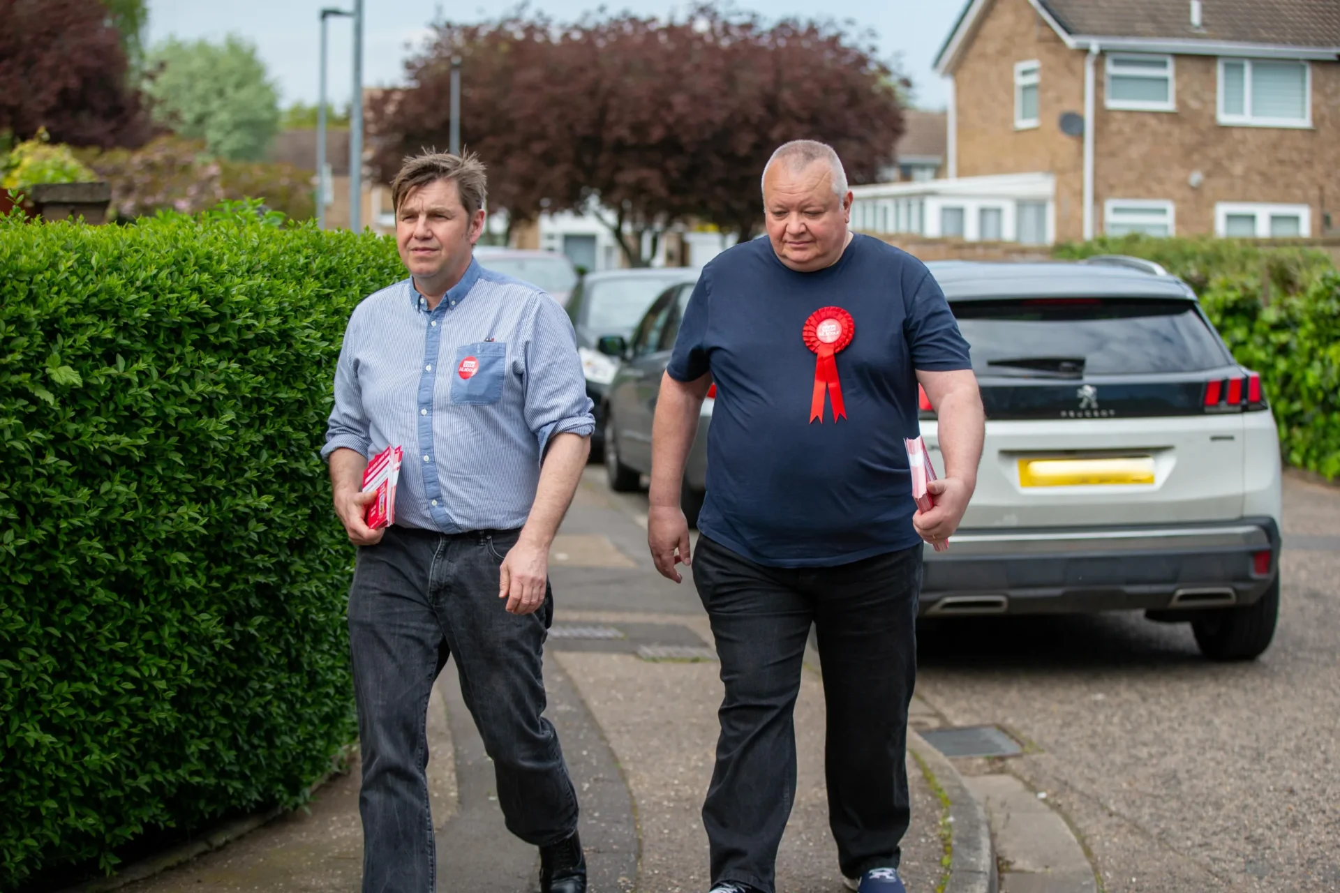 Richard Stangward is joined by Combined Mayor Nic Johnson out campaigning in Bretton Peterborough. - News for Peterborough and Cambridgeshire News for Peterborough and Cambridgeshire -
