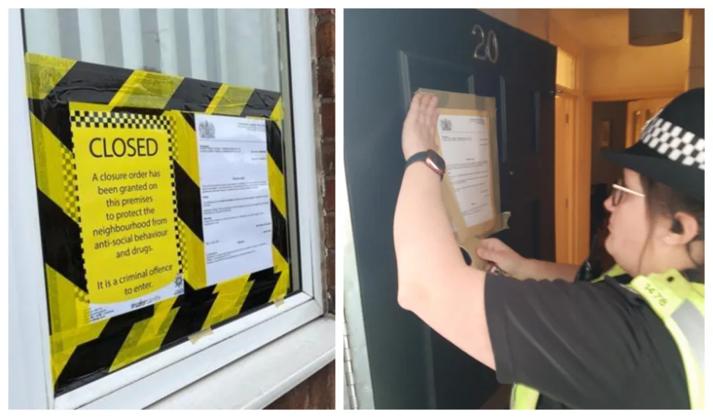 Tenants banned from their home in Wisbech by order of a court