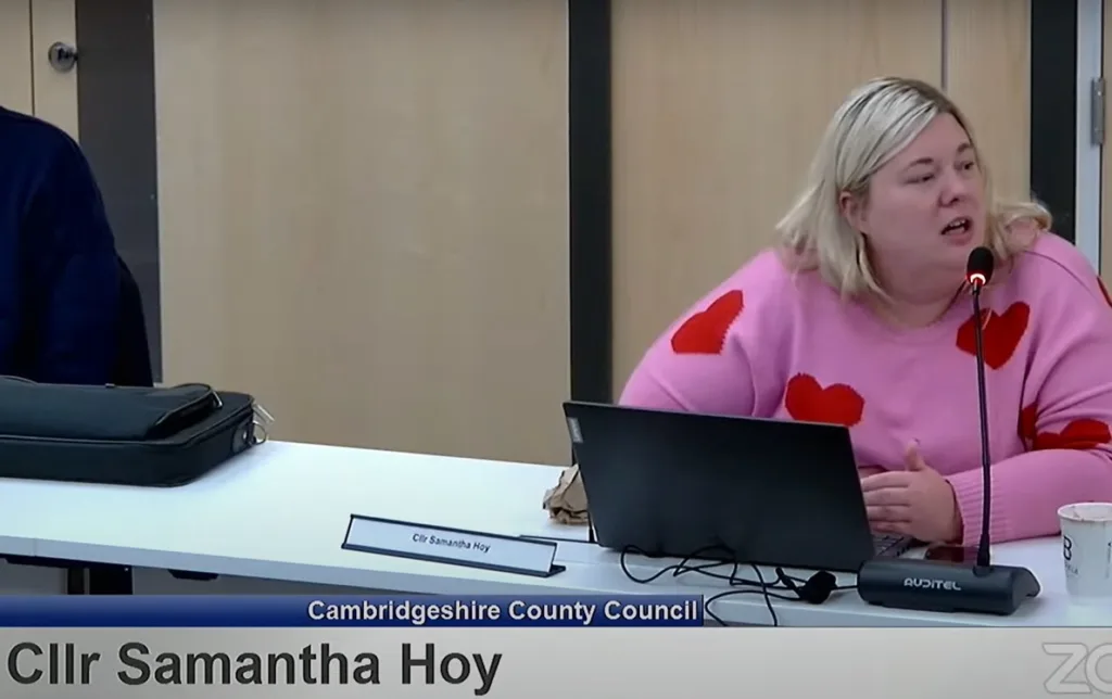 At last November’s children and young people’s committee, the issue of Manea school was raised by Cllr Sam Hoy of Wisbech. 