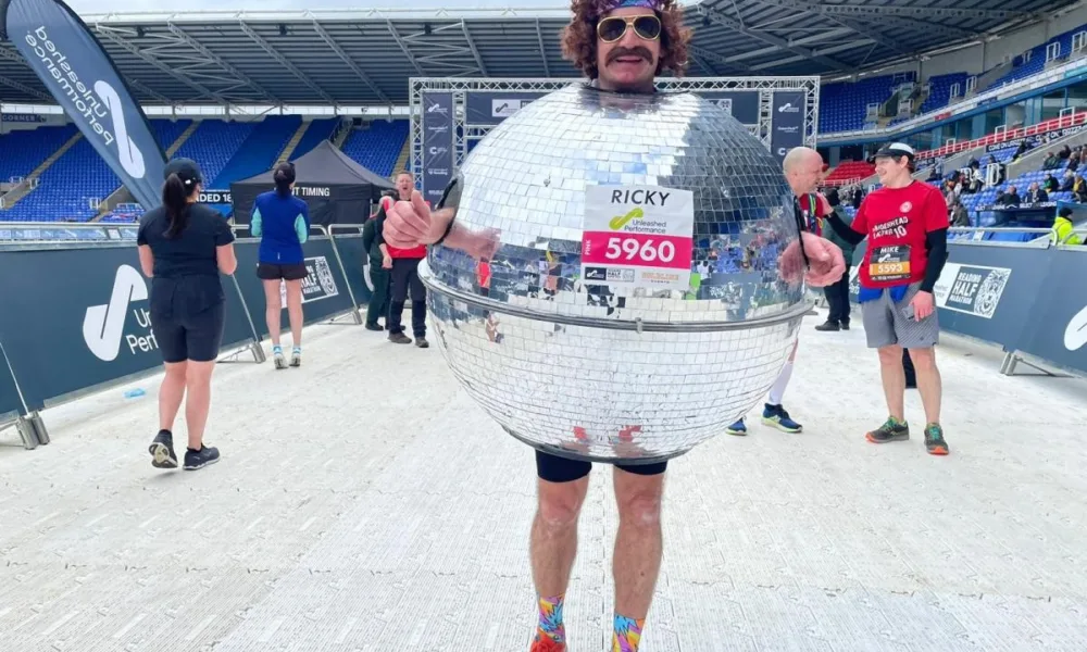 Its his 76th fancy dress run since Inspector Passam began fund raising for charity in 2015.