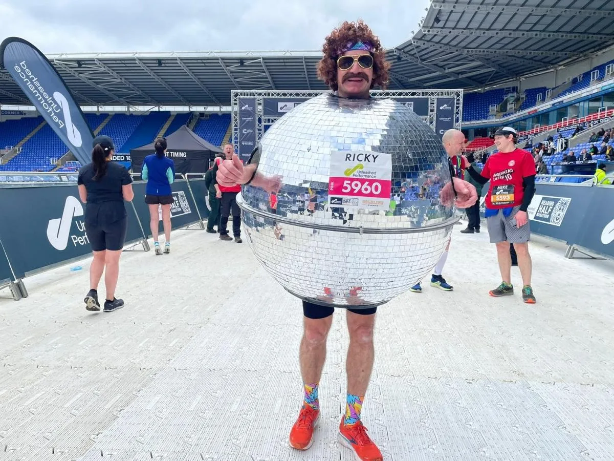 Its his 76th fancy dress run since Inspector Passam began fund raising for charity in 2015.