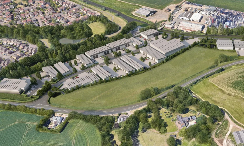 The site lies on the northern side of the A605 Peterborough to Whittlesey road, with the River Nene/Kings Dyke running along the northern boundary and a tributary of the river forming the western boundary. Barnack Estates believes they could create around 400 jobs if they are allowed to build it