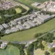 The site lies on the northern side of the A605 Peterborough to Whittlesey road, with the River Nene/Kings Dyke running along the northern boundary and a tributary of the river forming the western boundary. Barnack Estates believes they could create around 400 jobs if they are allowed to build it