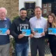 athan Djanogly MP (second right) campaigning in Brampton a year ago