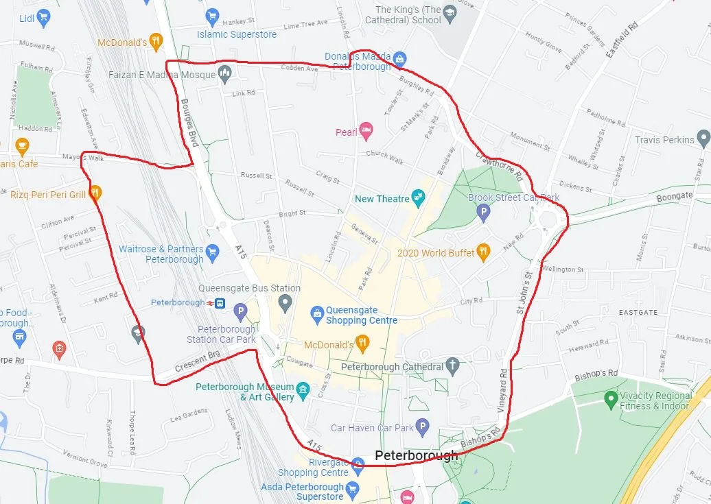 The order has been granted under Section 34 of the Anti-Social Behaviour, Crime and Policing Act 2014, and allows for Police Community Support Officers (PCSOs) and police officers to direct a person to leave the area within the order and not return within 48 hours.