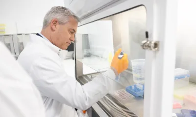 Steve Barclay tweeted this photo earlier this week taking a “closeup work at the incredible work of scientists at our world leading Porton Down labs”. The government has invested over £200m to upgrade the facilities to “best protect people from health threats”.