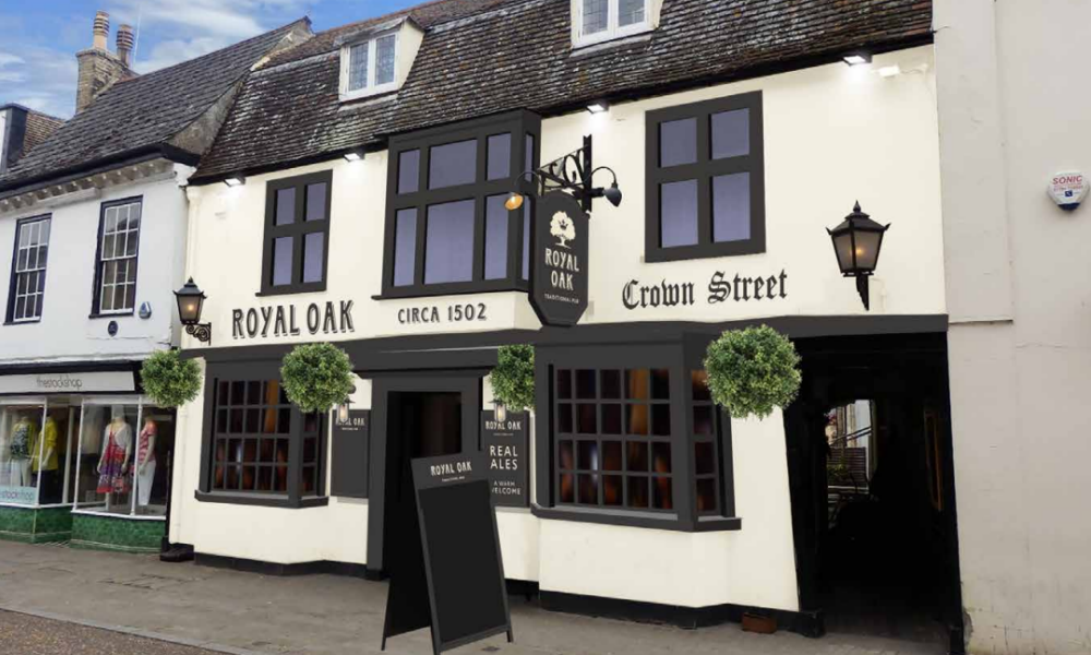 Greene King say they are ready to spend £230,000 on a makeover of the Royal Oak at St Ives and get it re-opened if they find the right new tenants.