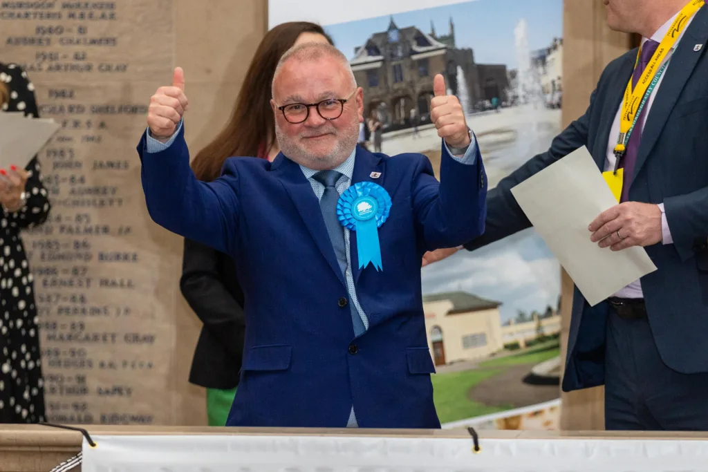 Michael Gove said: “I always enjoy visiting Peterborough, which gives me an opportunity not only to work with my hon. Friend, who is such an effective advocate for Peterborough, but to meet the stellar council leader Wayne Fitzgerald (above), who did so well in the recent local elections—a vote of confidence in Conservative leadership in Peterborough.”