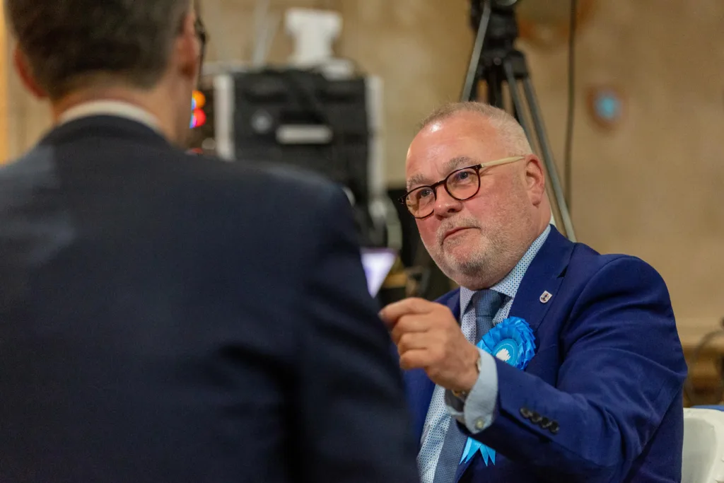 “I was accused of working with other councillors to bring a no-confidence vote in in the leader Wayne Fitzgerald (above) “Well under no circumstances I did that, and they did this investigation, this kangaroo court, and they found no evidence and I've been exonerated for that.