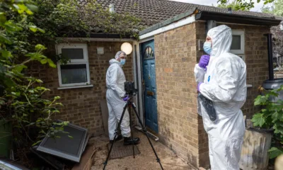 A murder investigation is underway following the death of a man in Ramsey, Cambridgeshire. . Emergency services were called to reports of concern for a man, in his 50s, at a property in Oswald Close at 3.41pm yesterday (2 May). Oswald Close, Ramsey Wednesday 03 May 2023. Picture by Terry Harris.