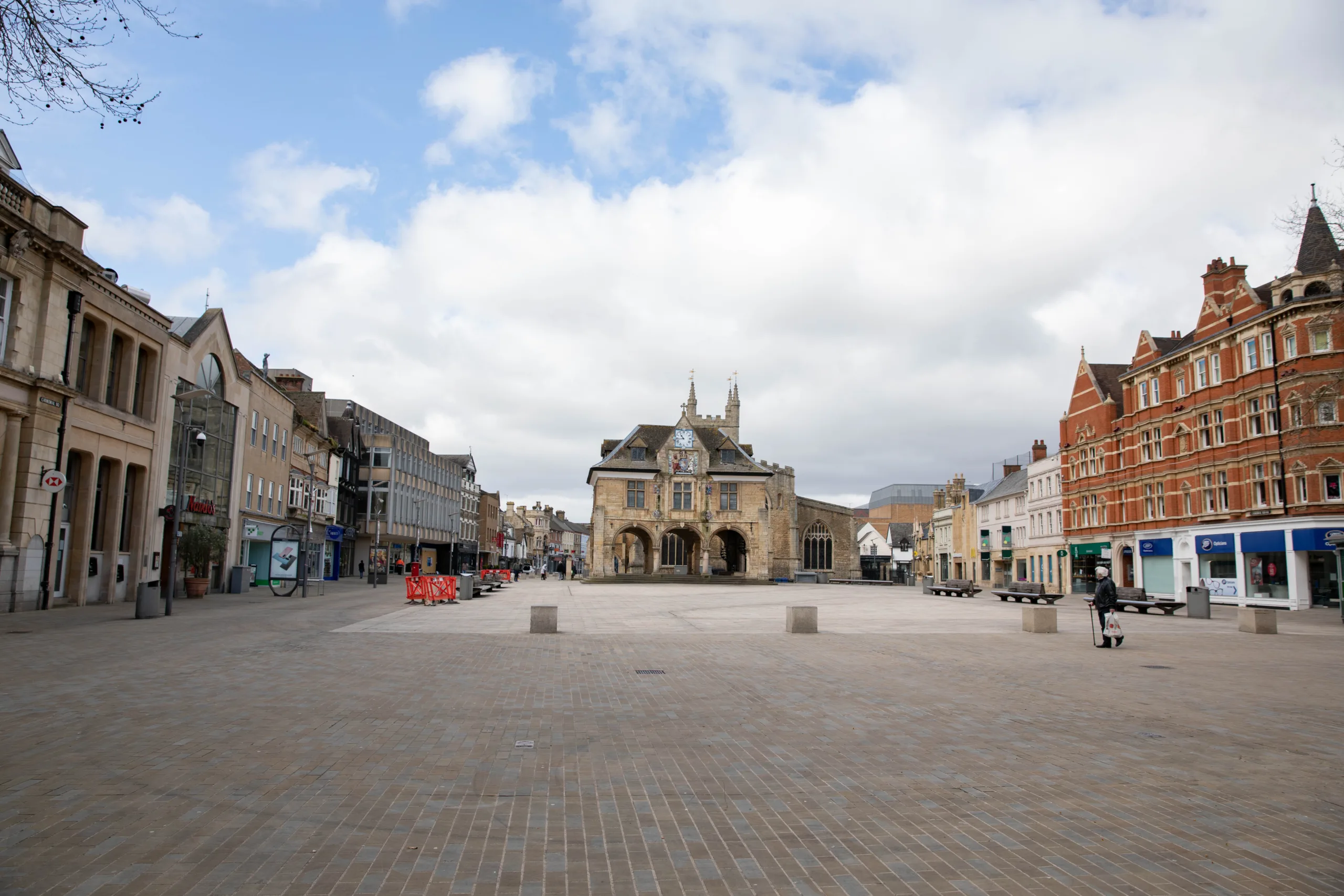 Peterborough City Centre is deserted at 11am on a Saturday during the COVID19 lock-down,
City Centre, Peterborough
Saturday 28 March 2020.
Picture by Terry Harris. Peterborough City Centre is deserted at 11am on a Saturday during the COVID19 lock-down, City Centre, Peterborough Saturday 28 March 2020. Picture by Terry Harris.