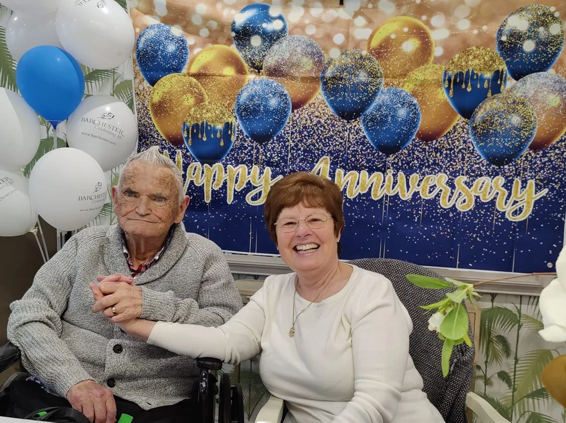 John a resident and Margaret met at launderette on Mill Road Cambridge in October 1972 and married each other in April 1973. “It was an enchanting day as we celebrated John and Margaret's Golden wedding anniversary,” said the manager of Hilton Park care home, Bottisham, where John is now a resident. John a resident and Margaret met at launderette on Mill Road Cambridge in October 1972 and married each other in April 1973. “It was an enchanting day as we celebrated John and Margaret's Golden wedding anniversary,” said the manager of Hilton Park care home, Bottisham, where John is now a resident.