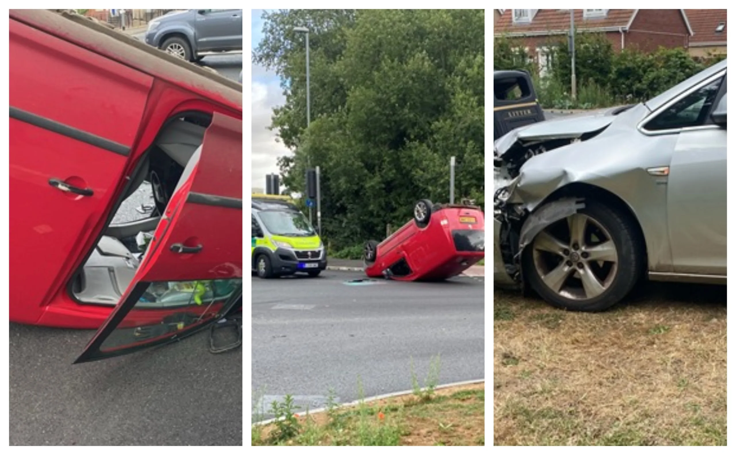 These were the dramatic scenes that greeted officers when they were called to a collision involving two vehicles in Cromwell Road, Wisbech, in August last year. These were the dramatic scenes that greeted officers when they were called to a collision involving two vehicles in Cromwell Road, Wisbech, in August last year.