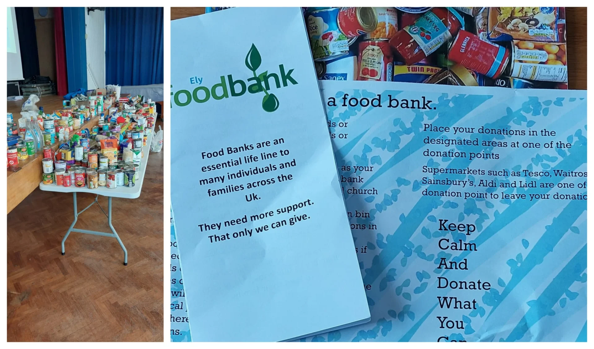 foodbank main - News for Peterborough and Cambridgeshire News for Peterborough and Cambridgeshire - Year 11s at Witchford Village College have been addressing food poverty & foodbanks in their politics coursework. Ely foodbank thanked for their “amazing food collection and publicity for fundraisers to draw attention to the need in this area